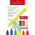 Canetas Fine Pen Color, 0.4mm, Faber-Castell - BT 6 UN - PAPELARIA LER