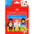 Canetinha Caras e Cores 12 Cores Faber-Castell