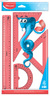 Kit Twist'n Pulse 1 Régua 30cm 2 Esquadros 60° e 45° e 1 Transferidor 180° - comprar online