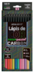 Lápis De Cor Carbon 12 Cores Neon + Pastel Redondo - Leo&Leo