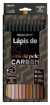 Lápis De Cor Carbon 12 Cores Tons De Pele Redondo - Leo&Leo