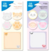 Bloco Adesivo - 5 Blocos Com 20 Folhas Cis Stick Bichinhos