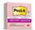 Bloco Adesivo Post-it 3 cores - 3m