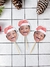 Toppers rostinho Natal