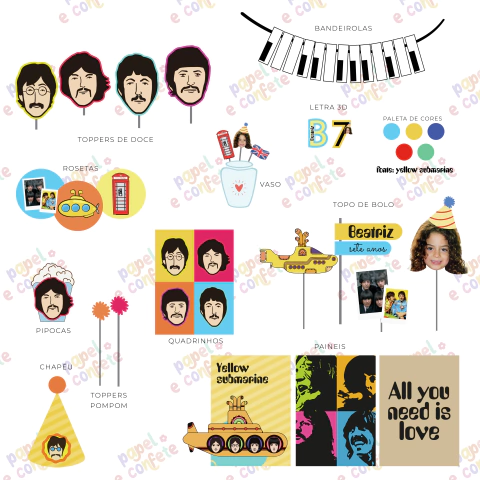 Papelaria Beatles - comprar online