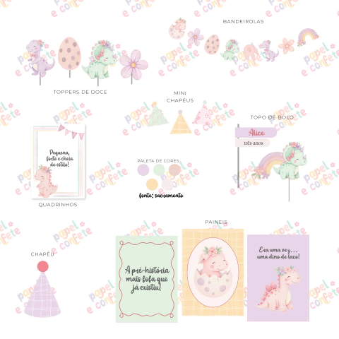 Papelaria Dinos Encantados - comprar online