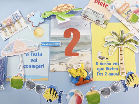 Papelaria Verão Vintage - comprar online