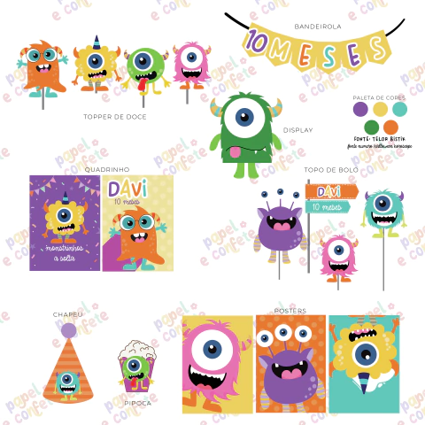 Papelaria Monstrinhos - comprar online