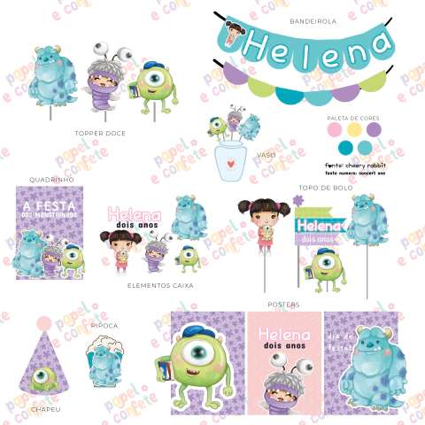 Papelaria Monstros S.A - comprar online