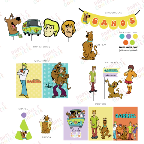 Papelaria Scooby Doo - comprar online