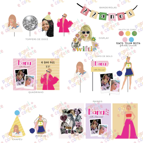 Papelaria Taylor Swift - comprar online