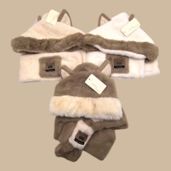 Bufanda Capucha Oso Conjunto 2 En 1 Abrigado Invierno Frío en internet