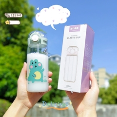 Botella Infantil Con Sorbete De Silicona 400ml - Anantrade- My shop Kawaiii