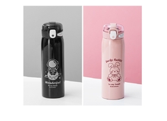 Termo- Botella - Acero Inoxidable Con Sorbete De Silicona 500ml