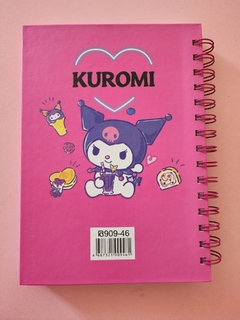 LIBRETA -CUADERNO TAPA DURA TAMAÑO FRANCESA KUROMI 100 HOJAS RAYAS-HELLO KITTY - tienda online