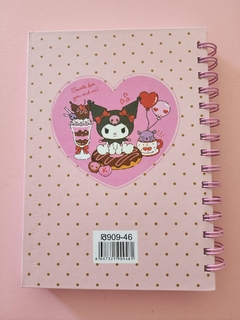 LIBRETA -CUADERNO TAPA DURA TAMAÑO FRANCESA KUROMI 100 HOJAS RAYAS-HELLO KITTY en internet