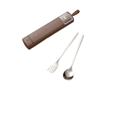 Set Cubiertos Acero Inoxidable Con Estuche De Plastico 2pzas - Anantrade- My shop Kawaiii