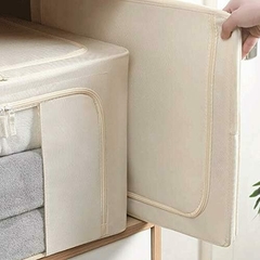 Caja Organizador De Ropa/acolchados Doble Cierre Grande ( Large ) - comprar online