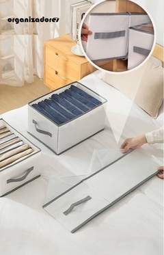 Organizador De Cajón Tela 8 Divisiones Toalla/jean/pantalón/ - comprar online