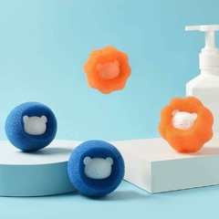 Bolitas Desenredantes Saca Pelusa Para Lavarropas 4 Unidades - tienda online