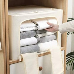 Caja Organizador De Ropa/acolchados Doble Cierre Grande ( Large ) en internet