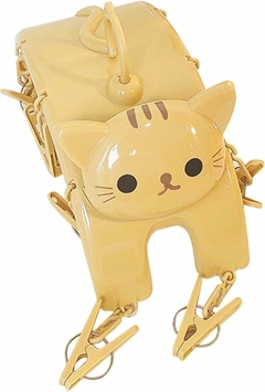 Imagen de Tender Para Ropa En Forma Gatito + 10 Ganchos