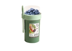 Contenedor Para Alimentos 2 en 1 + Salsero Tamaño M con Cuchara(760+230ML) - tienda online