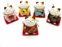 Set 5 Adornos Maneki Neko ( Gatos de la buena suerte)