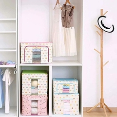 Caja Organizador De Ropa/acolchados Doble Cierre Grande ( Large ) Diseño Kids en internet