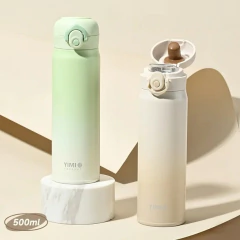 Termo-botella-acero Inoxidable 500ml Frio-calor Colores Pasteles en internet