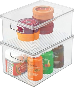 Contendor- Caja Organizadora Transparente Plástico con tapa Símil Acrílico - tienda online