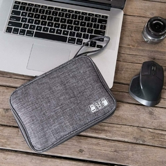 Organizador Cables , Cargadores ,Auriculares Con Cierre - Grande - comprar online