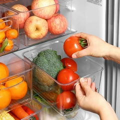 Organizador Contendor Multiuso/ Heladera Plástico Transparente Grande