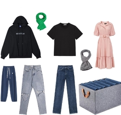 Caja Organizadora-cesto-canasta/tela Ropa/Juguetes/Multiuso - Anantrade- My shop Kawaiii
