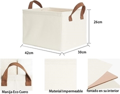Caja Organizadora-cesto-canasta/tela Ropa/Juguetes/Multiuso - Anantrade- My shop Kawaiii