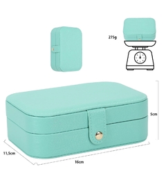 Alhajero Caja Organizadora Joyas Anillos Aros Accesorios TIPO TIFFANY en internet