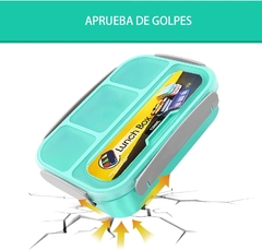 Vianda Hermética de 4 Divisiones + Cubierto Good Lunch 1300ml - comprar online