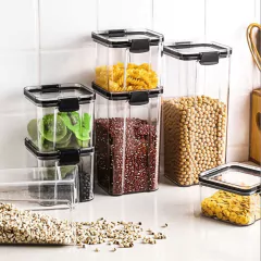 Contenedor Frasco Hermético Apilable Acrílico - tienda online