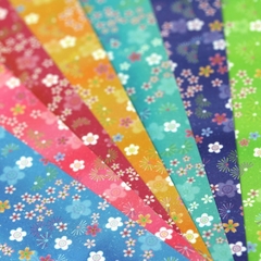 Papel Origami Yuzen Chiyogami Diseño Japonés Flore 15x 15 Cm - comprar online