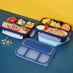 Imagen de Vianda Hermética de 4 Divisiones + Cubierto Good Lunch 1300ml