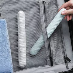 Estuche Viaje Porta Cepillo Diente Plástico Colores Pastel Chico en internet