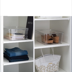 Contendor- Caja Organizadora Transparente Plástico con tapa Símil Acrílico - Anantrade- My shop Kawaiii