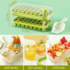 Cubetera Hielera con tapa con caja de almacenamiento - tienda online