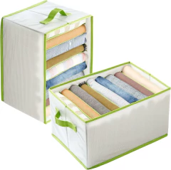 Organizador De Cajón Tela 7 Divisiones Toalla/jean/pantalón/