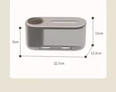 Imagen de Caja Organizadora Multiuso + Porta Tissue -Baño- Cocina
