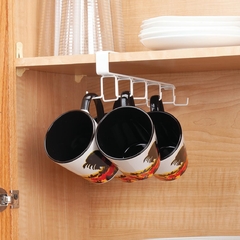 Colgante Porta Tazas ,perchero, Utensilio Diseño Metal Doble REFORZADO