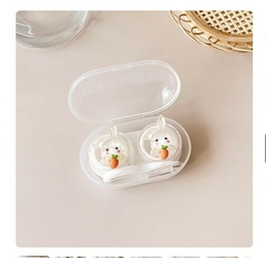 Estuche Porta Lentes De Contacto Con Pinza Accesorio Travel KAWAII CONEJO en internet