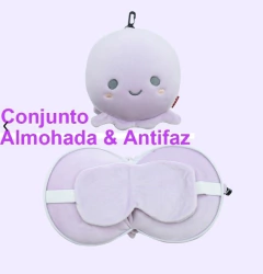Peluche Almohada + Antifaz Kawaii Para Viaje - Travel- Relax - Anantrade- My shop Kawaiii