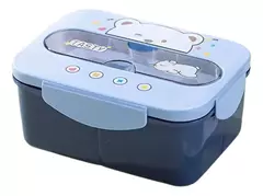 Vianda Lunchera Con Divisiones Cute Oso + Cubierto - comprar online