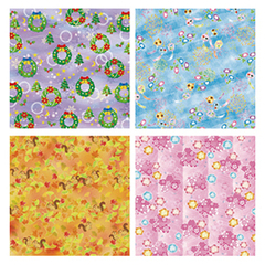 Papel Origami 15x 15 Cm Diseño Japonés Estaciones - comprar online